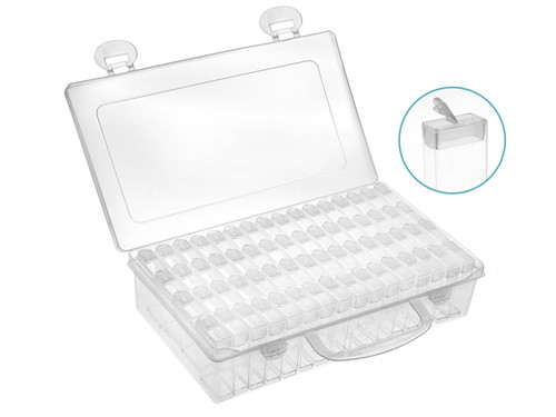 Craft Medley Mini Canister Storage Box 64/Pkg- - PB847