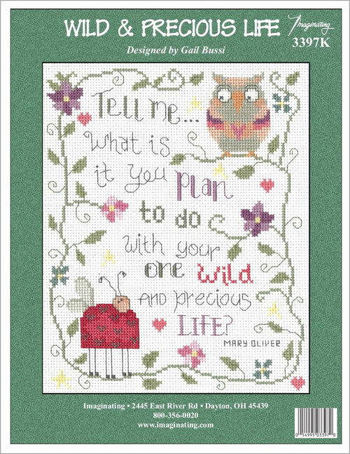Imaginating Counted Cross Stitch Kit 7"X8"-Wild & Precious Life (14 Count) I3397K - 054995033970