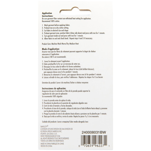 Bondex Iron-On Twill Patches 5"X7" 2/Pkg-Black - 240 008-031BW Bondex Iron-On Twill Patches 5"X7" 2/Pkg-Black - 240 008-031BW