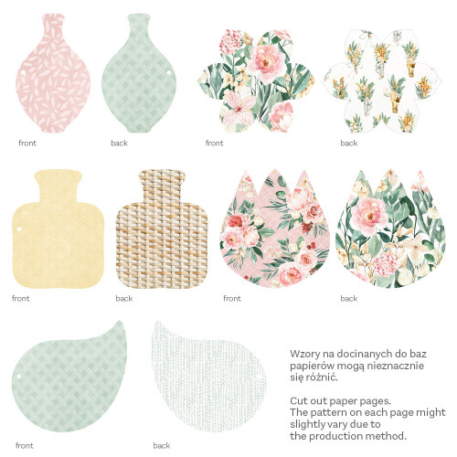 P13 Light Chipboard Album Base With Papers 6"X6"-Mix and Match, Flowerish - P13FLO56 P13 Light Chipboard Album Base With Papers 6"X6"-Mix and Match, Flowerish - P13FLO56