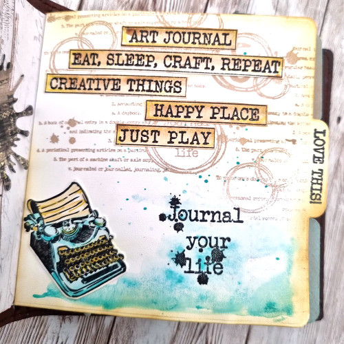 Elizabeth Craft Clear Stamps-Journal Your Life EC-CS295