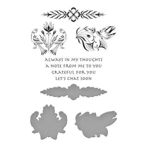 Spellbinders BetterPress Letterpress Press Plates & Dies Set-Butterfly  Garden 2/ - 813233034892