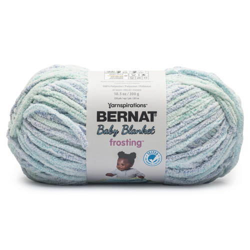 Bernat Baby Blanket Frosting Yarn-Seaside 161161-61004 - 057355524644