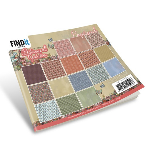 Find It Trading Amy Design Paper Pack 6"X6" 22/Pkg-Botanical Garden, Double-Sided APP10050 - 8718715125926