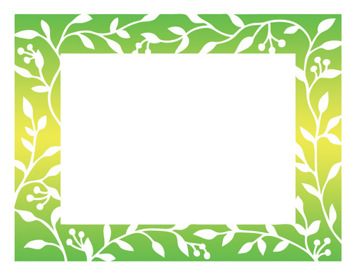 Crafter's Workshop Layered Card Stencil 8.5"X11"-A2 Sunflowers Vines Frames TCW8.5-6039