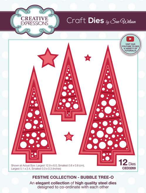 Creative Expressions Craft Dies By Sue Wilson-Bubble Tree-O CED3269 - 5055305984826