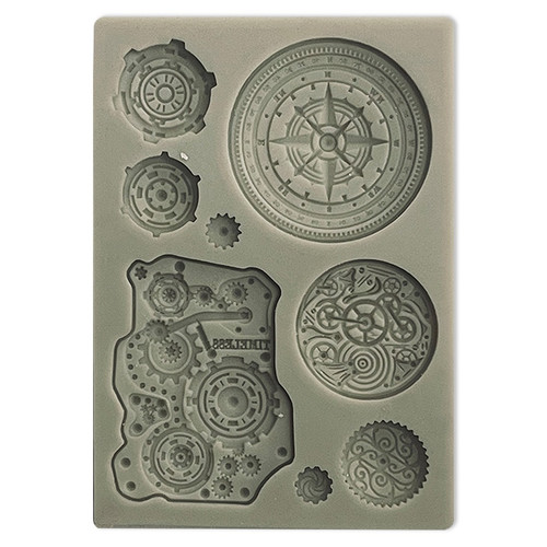 Stamperia Silicone Mould A6-Around The World Mechanisms - KACM13 - 5993110028154