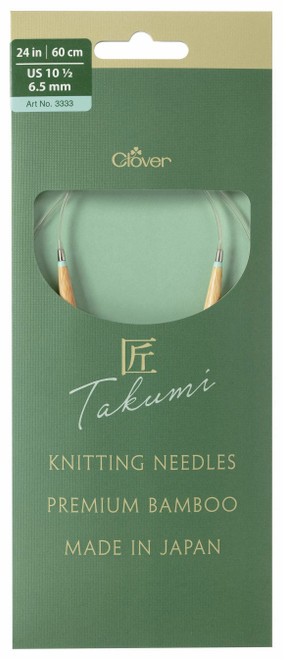 TAKUMI Pro Circular Knitting Needles 24"-US 10 1/2 / 6.5 mm 3333 - 051221233333