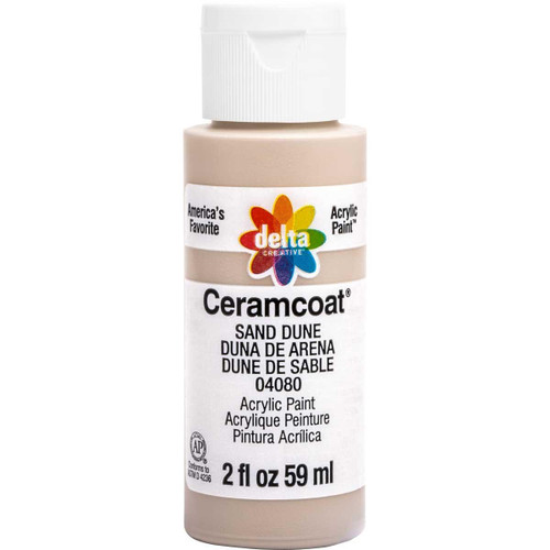 Delta Ceramcoat Acrylic Paint 2oz-Sand Dune 2000-4080 - 017158040802