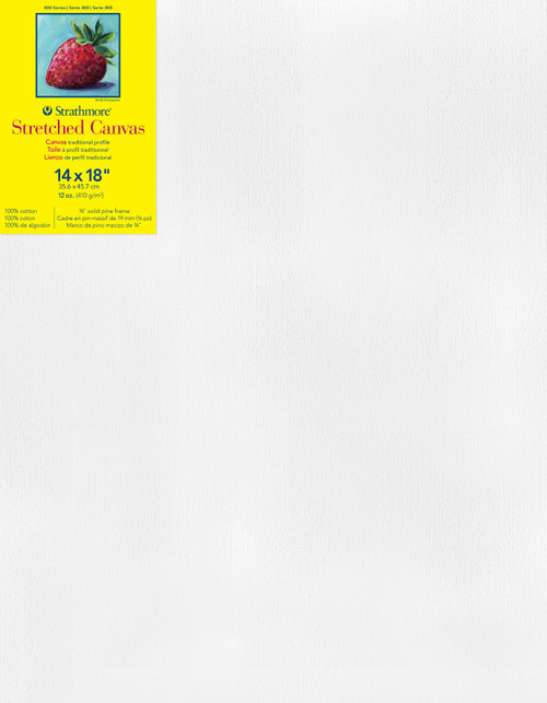 Strathmore 300 Series Traditional Stretch Canvas-14"X18" - P31314 - 012017313141
