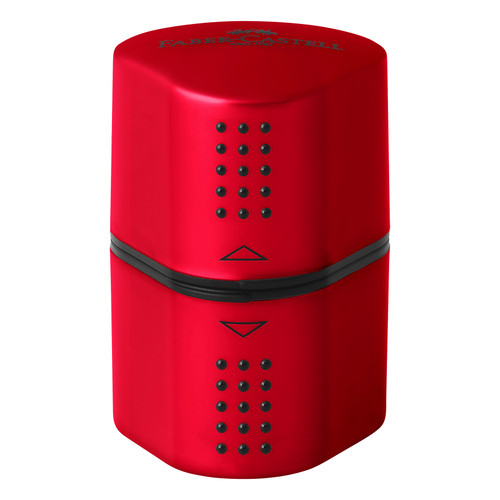 Faber-Castell GRIP Trio Pencil Sharpener-Assorted Colors - 280175 Faber-Castell GRIP Trio Pencil Sharpener-Assorted Colors - 280175