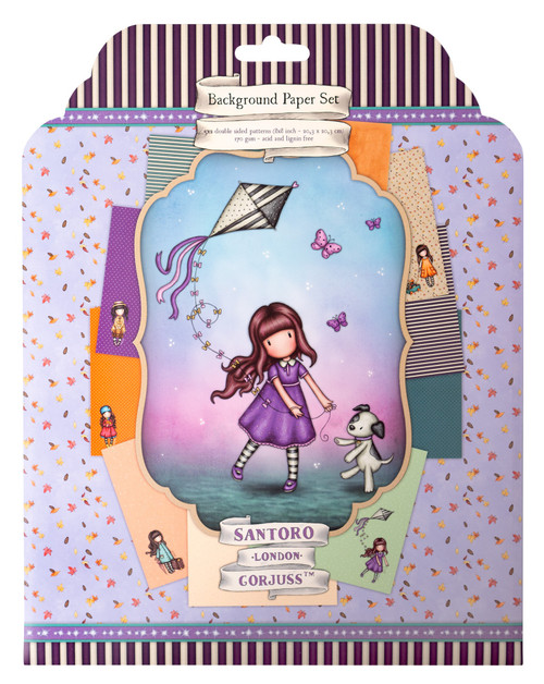 Studio Light Gorjuss Background Paper Set-Nr. 28, 10 Sheets - ORESPS28 - 8713943142530