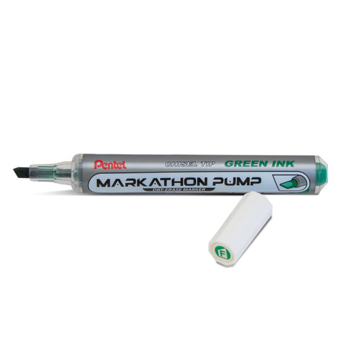 Pentel Markathon Pump Chisel Tip Dry Erase Marker 4/Pkg-Assorted Colors L6SXBP4M
