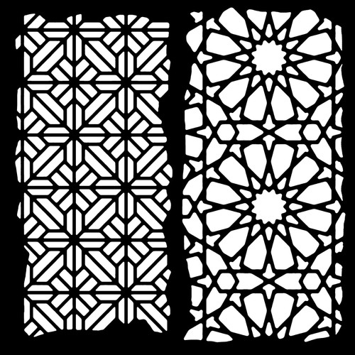 Woodware Stencil 6"X6"-Arabian FRST073