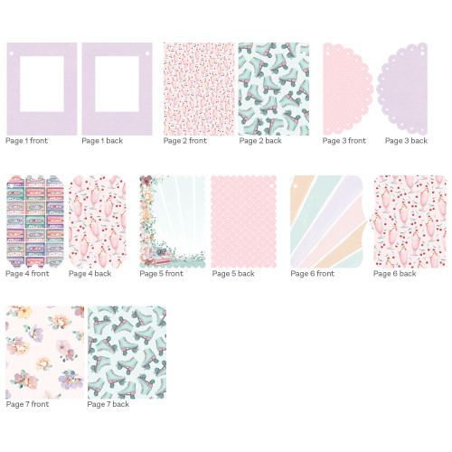 P13 Chipboard & Paper Album Base Set 6"X6"-Have Fun - P13HAV56 P13 Chipboard & Paper Album Base Set 6"X6"-Have Fun - P13HAV56