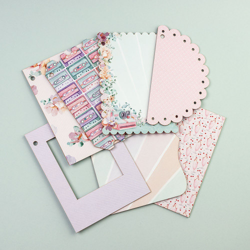 P13 Chipboard & Paper Album Base Set 6"X6"-Have Fun - P13HAV56 P13 Chipboard & Paper Album Base Set 6"X6"-Have Fun - P13HAV56