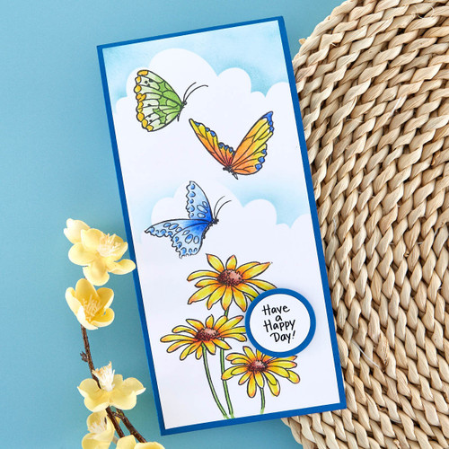 Stampendous Clear Stamps-Hello Butterfly STP194