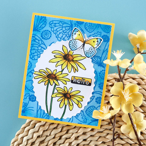 Stampendous Clear Stamps-Hello Butterfly STP194