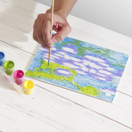 Faber-Castell Museum Series Paint By Number Kit 6"X8"-Water Lilies - PBNMS-14350 Faber-Castell Museum Series Paint By Number Kit 6"X8"-Water Lilies - PBNMS-14350