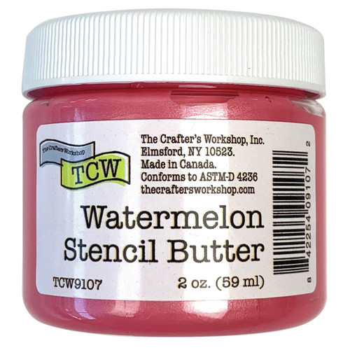 Crafter's Workshop Stencil Butter 2oz-Watermelon TCWSB2OZ-9107 - 842254091072