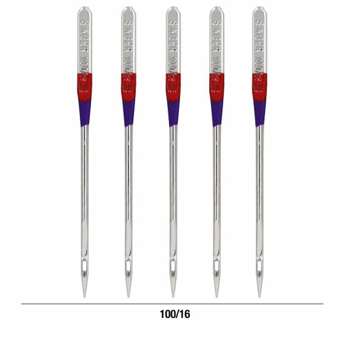 SINGER Universal Regular Point Machine Needles 5/Pkg-Size 16/100 04741