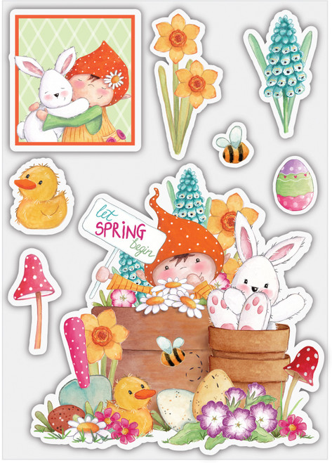 Craft Consortium Clear Stamps-Let Spring Begin CSTMP086