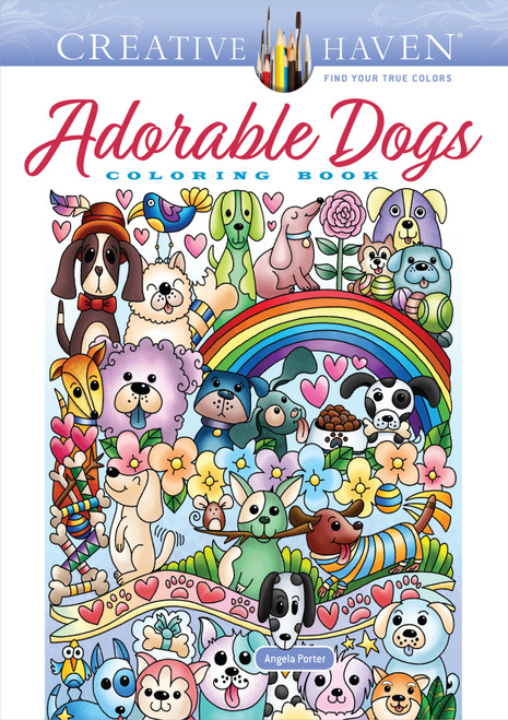 2 Pack Creative Haven: Adorable Dogs Coloring BookB6849638 - 9780486849638