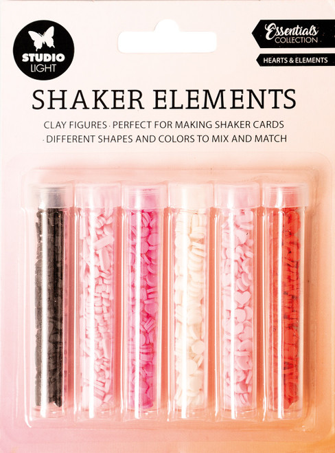 2 Pack - Studio Light Essential Shaker Elements 6/Pkg-NR. 14, Hearts & Elements - SSHAKE14 - 8713943144091