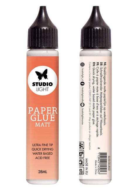 2 Pack Studio Light Essentials Matte Paper Glue 28ml-Nr. 03 ESGLUE03 - 8713943145043