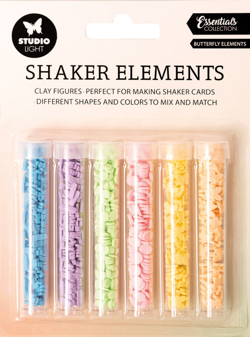 2 Pack Studio Light Essential Shaker Elements 6/Pkg-Nr. 12, Butterfly Elements SSHAKE12 - 8713943144077