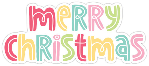 3 Pack Doodlebug Sticker Doodles-Gingerbread Kisses Merry Christmas DB8305 - 842715083059