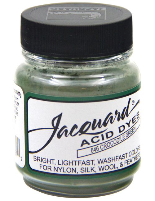 3 Pack Jacquard Acid Dyes .5oz-Crocodile Green JAC-646 - 743772000372