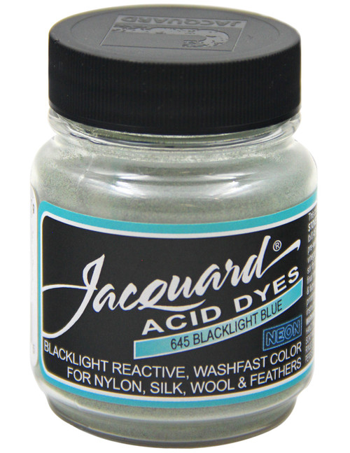 3 Pack Jacquard Acid Dyes .5oz-Blacklight Blue JAC-645 - 743772000365
