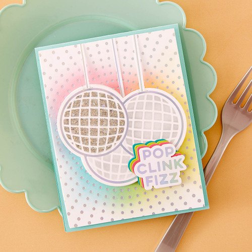 3 Pack Spellbinders Stencil-Balloon Bouquet STN060