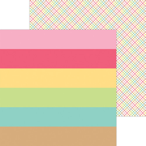 25 Pack Gingerbread Kisses Double-Sided Cardstock 12"X12"-Merry & Bright DBGBK12-8322 - 842715083226