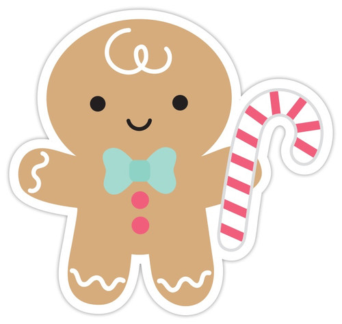 3 Pack Doodlebug Sticker Doodles-Gingerbread Kisses Gingie DB8307 - 842715083073