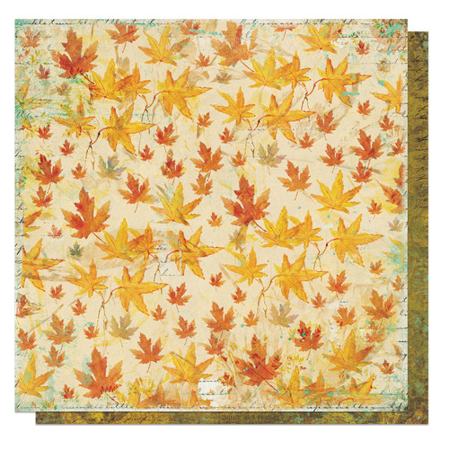 25 Pack Meadow's Glow Double-Sided Cardstock 12"X12"-In The Leaves GLO12-4292 - 709388342923