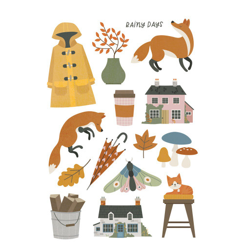 2 Pack Simple Stories Sticker Book 12/Sheets-Acorn Lane AL21023