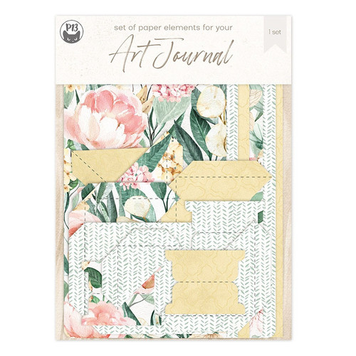 3 Pack P13 Travel Journal Elements Set 33/Pkg-Flowerish P13FLO40 - 5905523082456