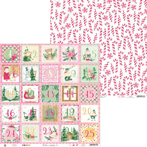10 Pack Santa's Workshop Double-Sided Cardstock 12"X12"-#06 13SAN12-6 - 5904619327716