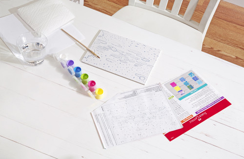 3 Pack - Faber-Castell Museum Series Paint By Number Kit 6"X8"-Water Lilies - PBNMS-14350 3 Pack - Faber-Castell Museum Series Paint By Number Kit 6"X8"-Water Lilies - PBNMS-14350