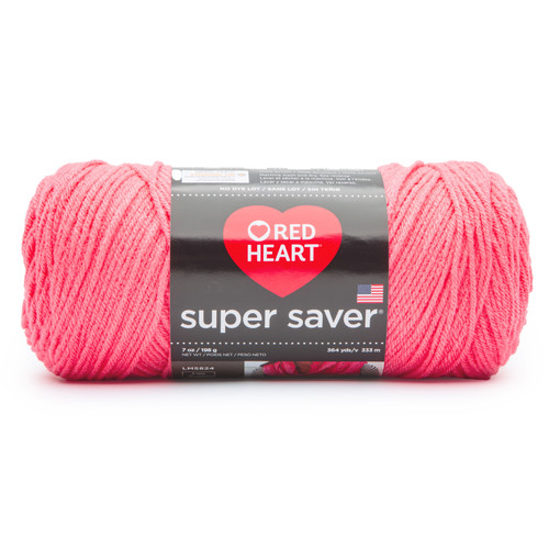 3 Pack Red Heart Super Saver Yarn-Persimmon E300B-0220 - 073650056772