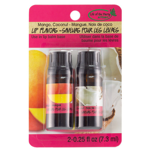 6 Pack - Life Of The Party Lip Flavor 2/Pkg-Mango & Coconut - 610LF-25 - 649979610256