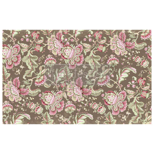 3 Pack Prima Re-Design Decoupage Decor Tissue Paper 19"X30"-Floral Paisley REDTP-65555 - 655350665555