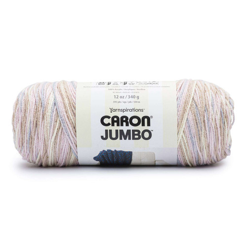 2 Pack Caron Jumbo Print Yarn-Seashell 294009-09041 - 057355457874