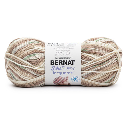 3 Pack - Bernat Softee Baby Jacquards Yarn-Treefort - 161052-52001 - 057355495876 3 Pack - Bernat Softee Baby Jacquards Yarn-Treefort - 161052-52001 - 057355495876