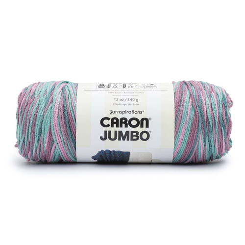 2 Pack - Caron Jumbo Print Yarn-Russian Sage - 294009-09039 - 057355457850