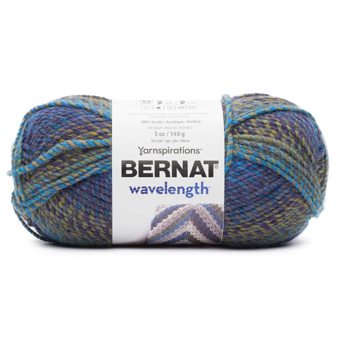 3 Pack - Bernat Wavelength Yarn-Violet Turquoise - 161007-07018 - 057355453531