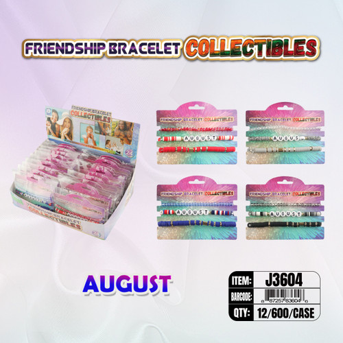 Collectible Friendship Bracelet-August J3604 - 887257836046