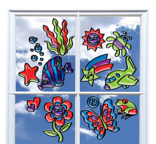 4 Pack - Cra-Z-Art Window Art Kit- - 124194